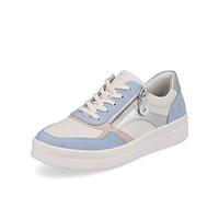 Remonte Baskets D0j01 pour Femme, Aqua Offwhite Rose Silver 82, 40 EU