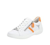 Remonte Baskets D1e01 pour Femme, Blanc Carrot Silver White 81, 36 EU