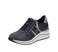 Remonte Baskets Femme Cool Et Sportif En Cuir Lisse Fermeture Éclair D0T04