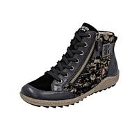 Remonte Femme R1441 Bottes à Lacets, Noir, 37 EU