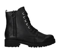 Remonte - Bottes en cuir noir à lacets - Femme - Chaussures - Noir - Taille: 40 EU