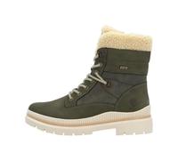 Remonte Bottes Femme Türkis/mint En Cuir Autre, Lacées, D0C77-54, Semelle Plate