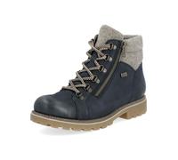 REMONTE Bottines à lacets bleu marine / gris chiné, Taille 41