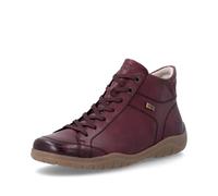 Remonte Bottines à lacets en cuir marron D3T70-24 pour femme, Rouge 35., 40 EU Weit