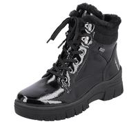 REMONTE Bottines à lacets noir / argent, Taille 39