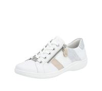 REMONTE Chaussure de sport à lacets ' D1E00 ' beige / argent / blanc chiné, Taille 42