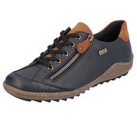 Remonte Dorndorf Baskets basses R1402-16 femmes, lacets, semelle amovible, hydrofuge, Bleu 36
