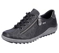 REMONTE Chaussure de sport à lacets 'R1402' noir / argent, Taille 40