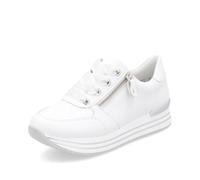Remonte Chaussures à Lacets pour Femmes D1302, Pointure:39 EU, La Couleur:Blanc