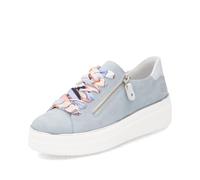 Remonte Baskets basses D1C06 pour femme, semelle lâche, Bleu Combi 12, 40 EU