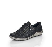 Remonte Chaussures Basses pour Femme, Noires Mocassin, 39 EU