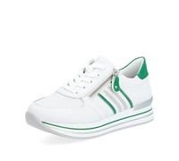 REMONTE Baskets basses vert / argent / blanc, Taille 40