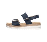 Remonte D0Q59 Sandales Compensées à Bride Santalettes Femme Riemchen Bleu Foncé