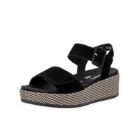 Remonte D1n54 Sandales compensées pour femme, noir, 40 EU