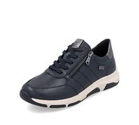 Remonte D1S06 Baskets basses pour femme, semelle amovible, imperméable, remonteTEX, Bleu Combi 14., 38 EU