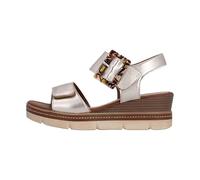 Remonte D2l53 Sandales compensées pour femme, Metallic, 39 EU