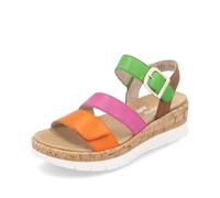 Remonte D2P50 Sandales Femme Multicolore