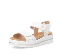 Remonte D3P53 Sandales classiques pour femme avec semelle lâche, Blanc 80, 43 EU