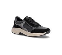 Remonte D3V00-04 Adoring Zip Baskets en cuir verni noir pour femme