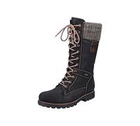 Remonte Femme D7477 Bottes de Neige, Noir (Schwarz/Nero/Kastanie/Graphit 02), 40 EU