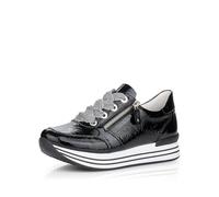 Remonte Damen D1302 Halbschuhe, Mocassins Femme D1302, Schwarz,