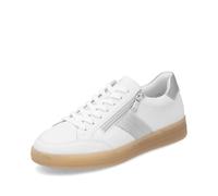Remonte Baskets basses D2C02 femme semelle intérieure amovible, avec strass Blanc (80) 36 EU