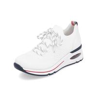Remonte Dorndorf Baskets basses femme D2H04 semelle intérieure amovible, strass Blanc Taille 42