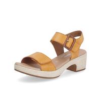 Remonte Damen Riemchensandalen D0N52, Frauen Sandalen,Freizeitschuhe,offene Schuhe,Strandschuhe,Sandaletten,Sommersandalen,Bequem,Orange (38),38 EU