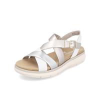 Remonte Dorndorf Sandales à brides D2K53 Femme confort, semelle amovible, métallisé (91) 41 EU