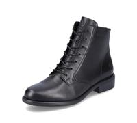 Remonte Damen Schnürstiefeletten D0F73, Frauen Stiefeletten,Lose Einlage,schnürboots,reißverschluss,Boots,Stiefel,Bootee,Booties,Schwarz (01),38 EU