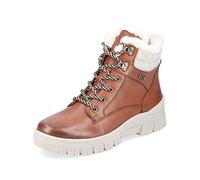 Remonte Femme Bottes D0E71, Dame Bottes d'hiver,Semelle intérieure Amovible,Hydrofuge,remonteTEX,Bottes à Lacets,tex,Braun Kombi,40 EU / 6.5 UK