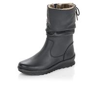 Remonte Femme Bottes R8471, Dame Bottes Classiques,Semelle intérieure Amovible,Bottes à Tige Longue,Bottes Slip-on,Schwarz,41 EU / 7.5 UK