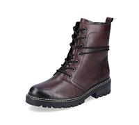Remonte Femme Bottines D0B75, Dame Bottes de Motard,Semelle intérieure Amovible,fourré,Botte d'hiver,Bottes,Demi-Bottes,Rot,38 EU / 5 UK