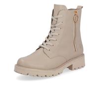 Remonte Femme Bottines D8671, Dame Bottines à Lacets,Semelle intérieure Amovible,Bottes,Bottes Courtes,Bottes à Lacets,Beige,37 EU / 4 UK