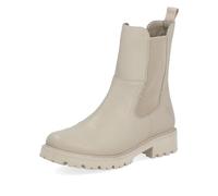 Remonte Femme Bottines D8694, Dame Bottines Chelsea,Semelle intérieure Amovible,Bottes de Glisse,Demi-Bottes,Bottines,Plat,Beige,42 EU / 8 UK