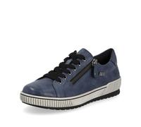 Remonte Femme Chaussures à Lacets D0700, Dame Chaussures de Sport lacées,Semelle intérieure Amovible,Hydrofuge,remonteTEX,Blau,43 EU / 9 UK