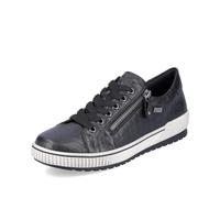 Remonte Femme Chaussures à Lacets D0700, Dame Chaussures de Sport lacées,Semelle intérieure Amovible,Hydrofuge,remonteTEX,Schwarz,44 EU / 9.5 UK