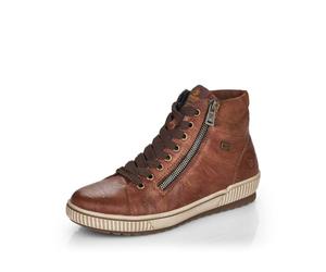 Remonte Femme Chaussures à Lacets D0772, Dame Chaussures Confortables,Semelle intérieure Amovible,Hydrofuge,remonteTEX,Braun,43 EU / 9 UK