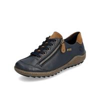 Remonte Femme Chaussures à Lacets R1402, Dame Chaussures de Sport lacées,Semelle intérieure Amovible,Hydrofuge,remonteTEX,Blau Kombi,42 EU / 8 UK