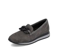 Remonte Femme Chaussures Basses D0H10, Dame Mocassin,Chaussons,Semelle intérieure Amovible,Pantoufles,Chaussures de Loisirs,Grau,41 EU / 7.5 UK