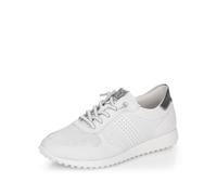 Remonte Femme Chaussures Basses D3100, Dame Chaussures de Sport lacées,Semelle intérieure Amovible,à Lacets,Sneaker,Weiss Kombi,39 EU / 6 UK