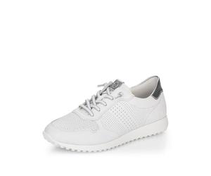 Remonte Femme Chaussures Basses D3100, Dame Chaussures de Sport lacées,Semelle intérieure Amovible,Chaussure de Ville,Weiss Kombi,40 EU / 6.5 UK