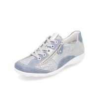Remonte Femme Chaussures Basses R3403, Dame Chaussures Confortables,Semelle intérieure Amovible,Confortable,Lacets,Blau Kombi,45 EU / 10.5 UK