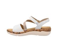 Remonte, Femme, Chaussures, Blanc, Taille: 40 EU Sandales blanches pour femmes Élégantes et polyvalentes