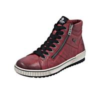 Remonte Femme D0772 Bottes à Lacets, Rouge, 44 EU