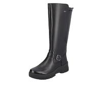 Remonte Femme D0e75 Botte mi-Mollet, Noir Noir Noir 01, 39 EU