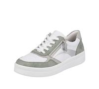 Remonte Femme D0j01 Basket, Peppermint White Vapor Silver 80, 39 EU