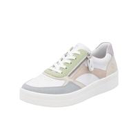 Remonte Femme D0j01 Baskets Basses, Blanc 87, 37 EU