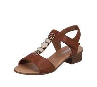 Remonte Femme D0p52 Sandale à Talon, Coquillage Muscade 24, 37 EU