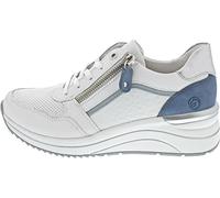 Remonte Femme D0t10 Baskets Basses, Blanc, 41 EU